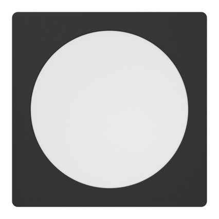 Eglo - LED inbouwarmatuur LED/10,5W/230V 2700/4000/6500K 16,6x16,6 cm zwart