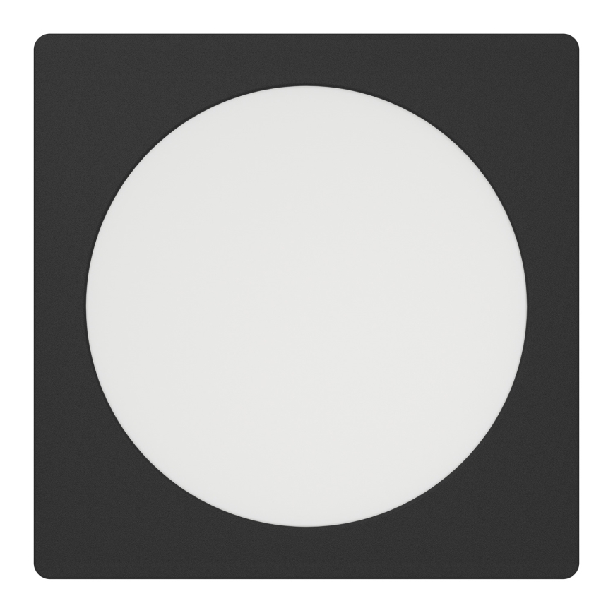 Eglo - LED inbouwarmatuur LED/10,5W/230V 2700/4000/6500K 16,6x16,6 cm zwart