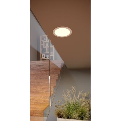 Eglo - LED inbouwspot LED/10,5W/230V 2700/4000/6500K Ø 16,8 cm wit