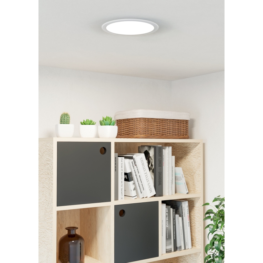 Eglo - LED-inbouwarmatuur LED/18,5W/230V 2700/4000/6500K Ø 21,6 cm wit