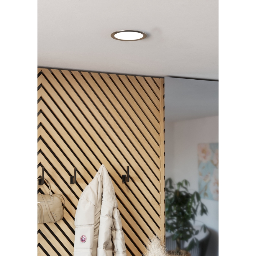 Eglo - LED inbouwspot LED/10,5W/230V 2700/4000/6500K Ø 16,8 cm mat chroom