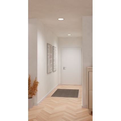 Eglo - LED-inbouwspot LED/18,5W/230V 2700/4000/6500K Ø 21,6 cm mat chroom