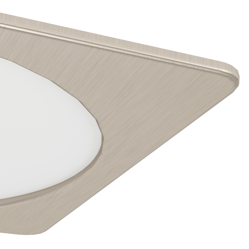 Eglo - LED inbouwarmatuur LED/18,5W/230V 2700/4000/6500K 21,6x21,6 cm mat chroom