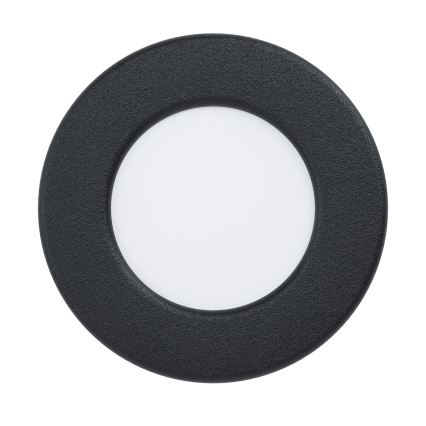 Eglo - LED-inbouwspot voor badkamer LED/3,7W/230V 2700/4000/6500K Ø 8,8 cm IP44 zwart