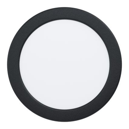 Eglo - LED inbouwspot voor badkamer LED/10,5W/230V 2700/4000/6500K Ø 16,8 cm IP44 zwart