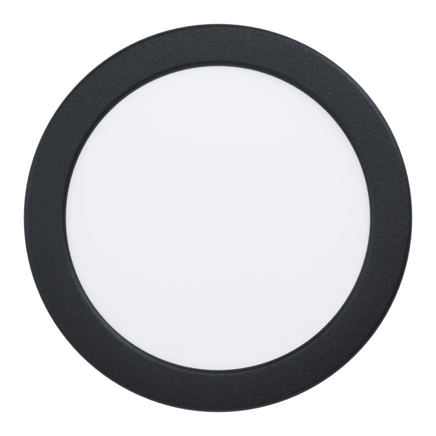 Eglo - LED inbouwspot voor badkamer LED/10,5W/230V 2700/4000/6500K Ø 16,8 cm IP44 zwart