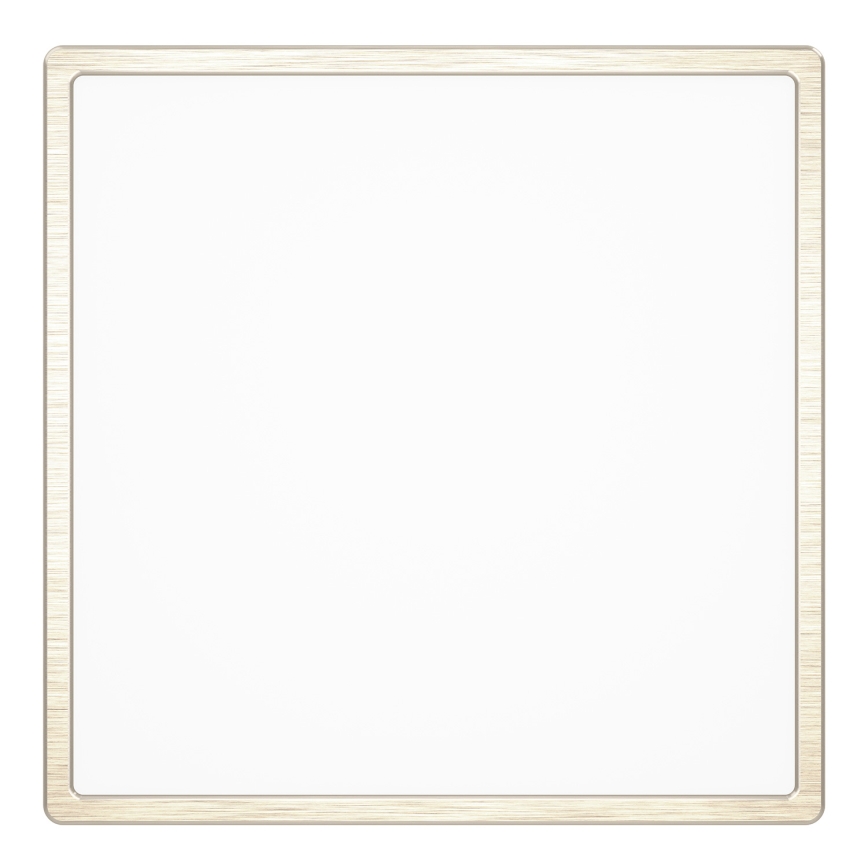 Eglo - LED RGBW dimbare plafondlamp voor de badkamer LED/17,8W/230V 2700-6500K 39x39 cm IP44 mat chroom