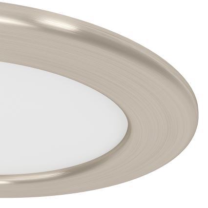 Eglo - LED RGBW Dimbaar inbouwspot voor badkamer LED/5W/230V 2700-6500K Ø 12 cm IP44 mat chroom