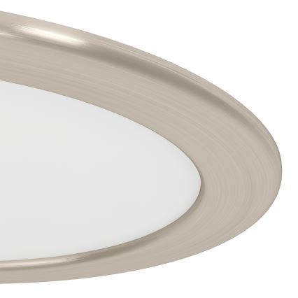 Eglo - Dimbare LED RGBW badkamer inbouwspot LED/9,5W/230V 2700-6500K Ø 16,8 cm IP44 mat chroom