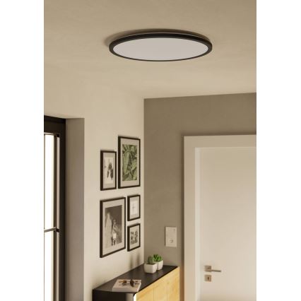 Eglo - LED Badkamer plafondlamp LED/16,8W/230V 2700/4000/6500K diameter 50 cm IP44 zwart