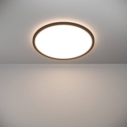 Eglo - LED Badkamer plafondlamp LED/16,8W/230V 2700/4000/6500K diameter 50 cm IP44 zwart