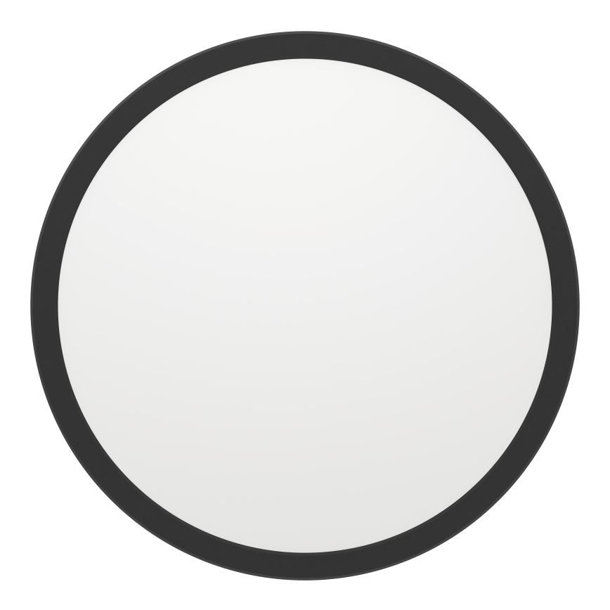 Eglo - LED Dimbare badkamer plafondverlichting LED/18,5W/230V 2700-6500K diameter 38,9 cm IP44 zwart + afstandsbediening
