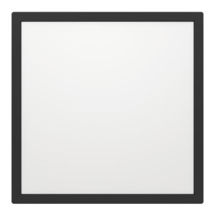 Eglo - LED Dimbare badkamer plafondverlichting LED/17,6W/230V 2700-6500K 39x39 cm IP44 zwart + afstandsbediening