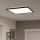Eglo 901457 - LED Dimbare badkamer plafondverlichting LED/17W/230V 2700-6500K 50x50 cm IP44 zwart + afstandsbediening
