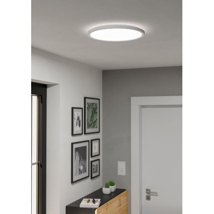 Eglo - LED Dimbare badkamer plafondverlichting LED/18,5W/230V 2700-6500K diameter 38,9 cm IP44 wit + afstandsbediening