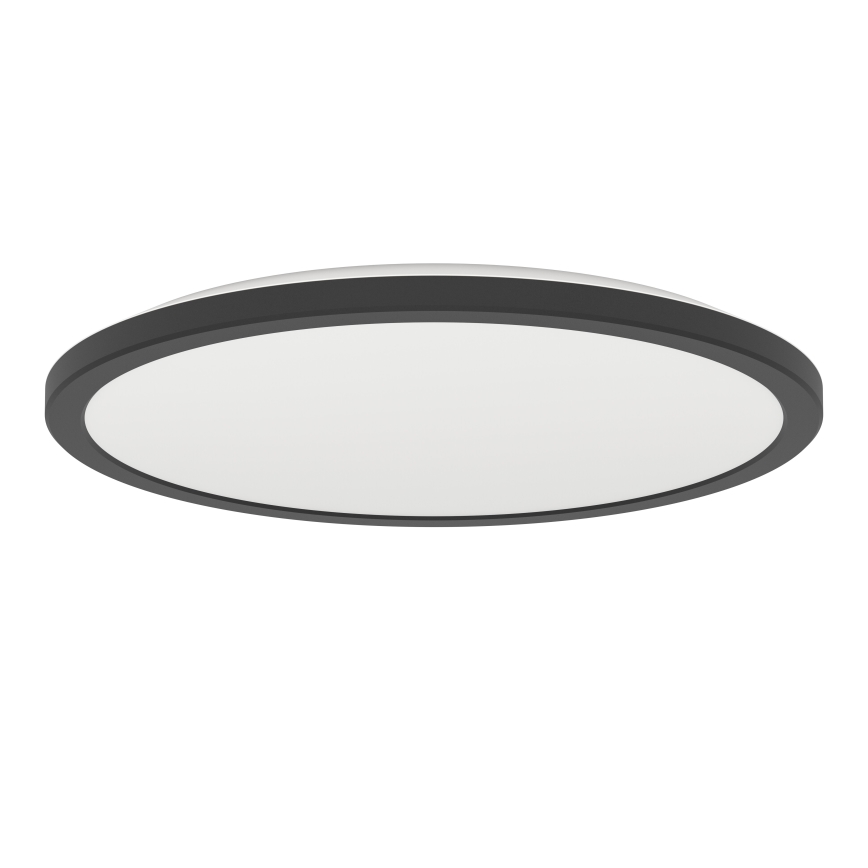Eglo - LED RGBW Dimbare badkamer plafondlamp LED/18,5W/230V 2700-6500K pr.38,9cm IP44 zwart ZigBee