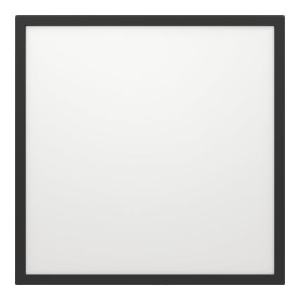 Eglo - LED RGBW Dimbare badkamer plafondlamp LED/17W/230V 2700-6500K 50x50cm IP44 zwart ZigBee