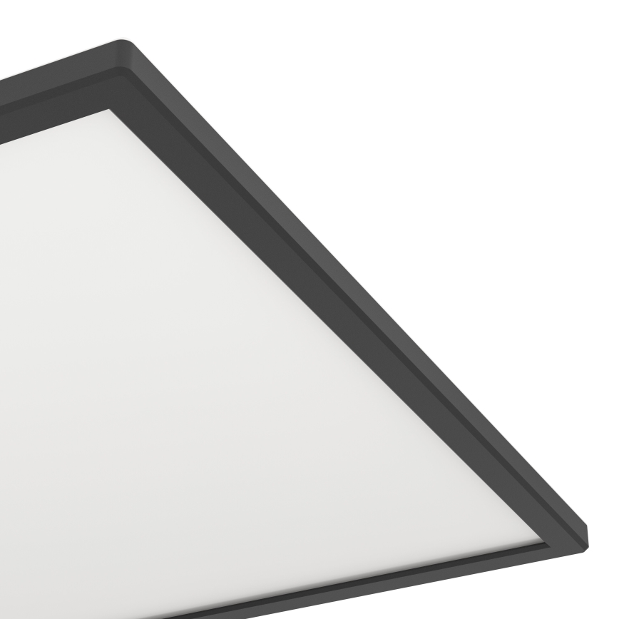 Eglo - LED RGBW Dimbare badkamer plafondlamp LED/17W/230V 2700-6500K 50x50cm IP44 zwart ZigBee