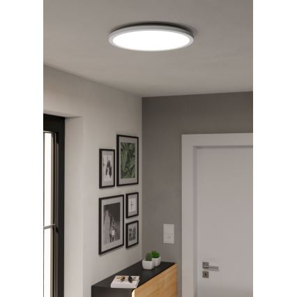 Eglo - LED RGBW Dimbare badkamer plafondlamp LED/18,5W/230V 2700-6500K diameter 38,9cm IP44 wit ZigBee