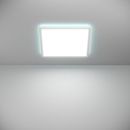 Eglo - LED RGBW Dimbare badkamer plafondlamp LED/17,6W/230V 2700-6500K 39x39 cm IP44 wit ZigBee