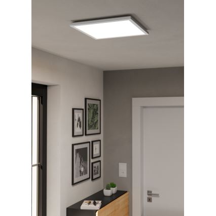 Eglo - LED RGBW Dimbare badkamer plafondlamp LED/17,6W/230V 2700-6500K 39x39 cm IP44 wit ZigBee