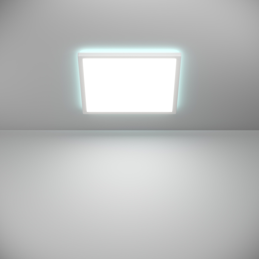 Eglo - LED RGBW dimbare badkamerplafondlamp LED/17,6W/230V 2700-6500K 39x39 cm IP44 wit ZigBee