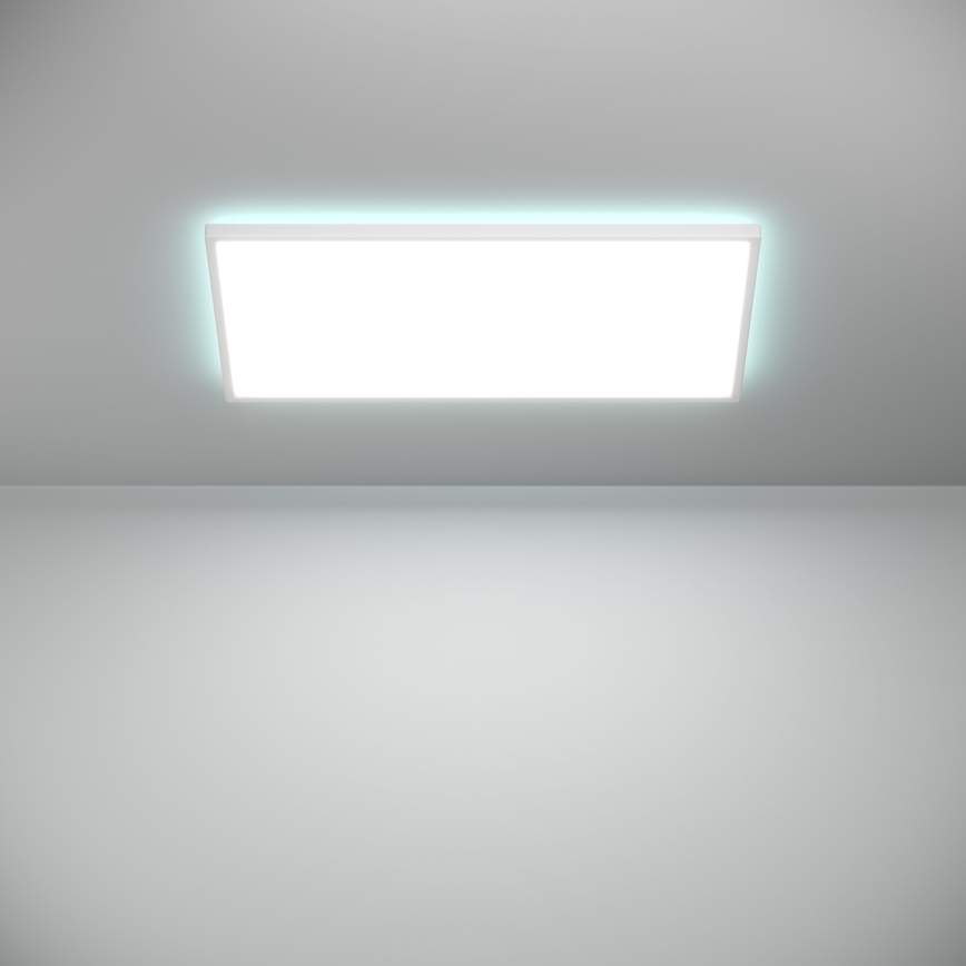 Eglo - LED RGBW Dimbare badkamer plafondlamp LED/17,2W/230V 2700-6500K 30x57cm IP44 wit ZigBee