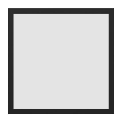 Eglo - LED RGBW dimbare plafondlamp LED/19W/230V 2700-6500K 40x40 cm zwart