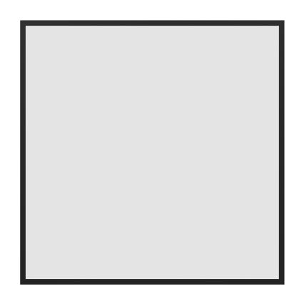 Eglo - LED RGBW dimbaar opbouwpaneel LED/33W/230V 2700-6500K 60x60 cm zwart