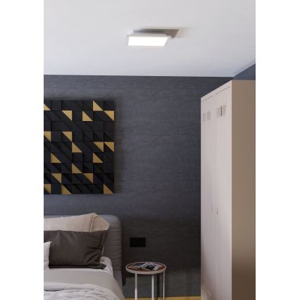 Eglo - LED RGBW dimbare plafondlamp LED/14W/230V 2700-6500K 30x30 cm wit