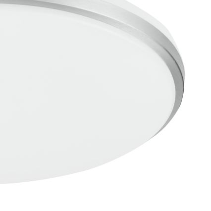 Eglo - LED plafondlamp voor badkamer LED/18W/230V 3000/4000/6500K IP54 mat chroom
