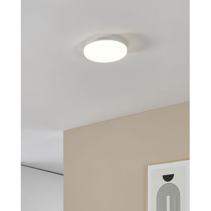 Eglo - LED plafondlamp voor badkamer LED/16,5W/230V 2700/4000/6500K Ø 26 cm IP54 wit