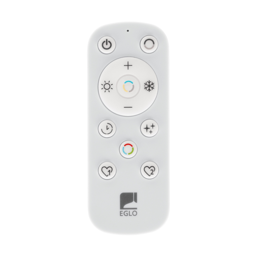 Eglo - Dimbare LED Plafondlamp LED/12W/230V 2700-6500K wit + afstandsbediening