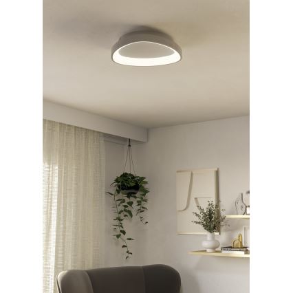 Eglo - Dimbare LED Plafondlamp LED/12W/230V 2700-6500K wit + afstandsbediening