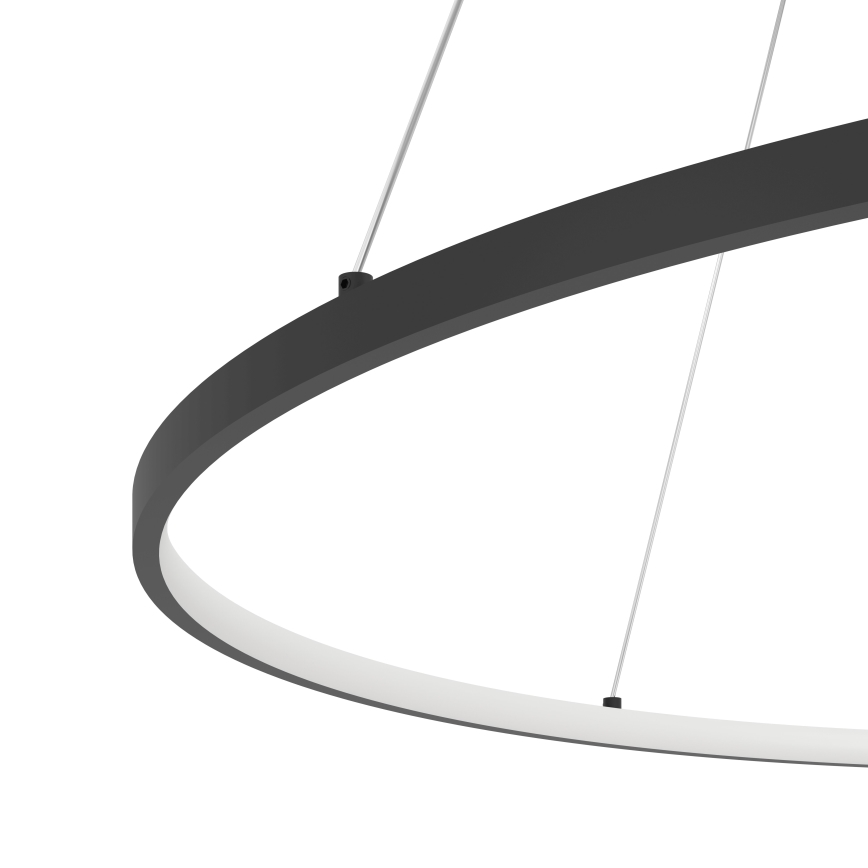 Eglo - Dimbare LED hanglamp aan een koord LED/40W/230V 2700-6500K zwart + afstandsbediening