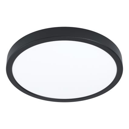 Eglo - LED RGBW dimbare plafondlamp voor badkamer LED/17,5W/230V 2700-6500K Ø 38,9 cm IP44 zwart
