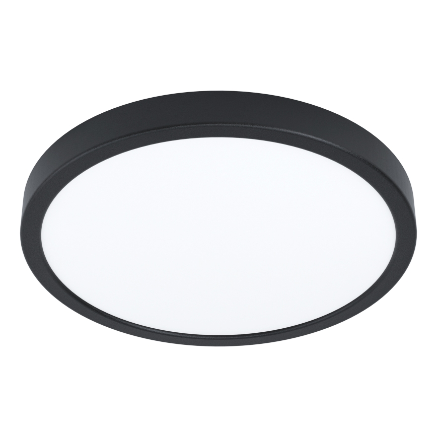 Eglo - LED RGBW dimbare plafondlamp voor badkamer LED/17,5W/230V 2700-6500K Ø 38,9 cm IP44 zwart