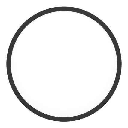 Eglo - LED RGBW dimbare plafondlamp voor badkamer LED/17,5W/230V 2700-6500K Ø 39,9 cm IP44 zwart