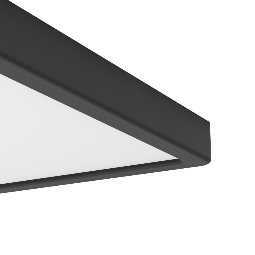Eglo - LED RGBW dimbare badkamerplafondlamp LED/17,8W/230V 2700-6500K 39x39 cm IP44 zwart
