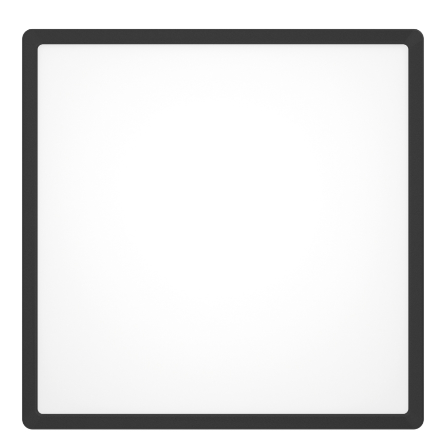 Eglo - LED RGBW dimbare badkamerplafondlamp LED/17,8W/230V 2700-6500K 39x39 cm IP44 zwart