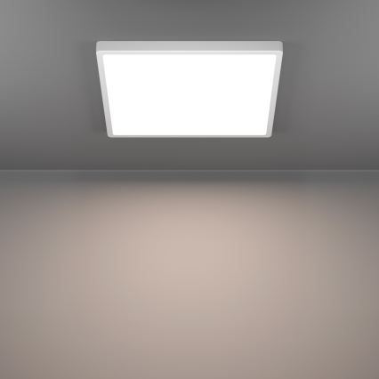 Eglo - Dimbare LED RGBW plafondlamp voor de badkamer, LED 17,8 W, 230 V, 2700–6500 K, Ø 39,9 cm, IP44, wit