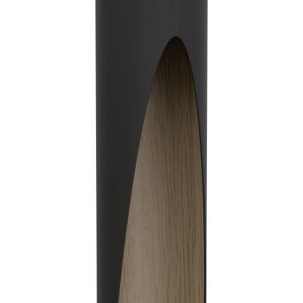 Eglo - LED Hanglamp aan een koord 1xGU10/4,5W/230V 3000K zwart/bruin