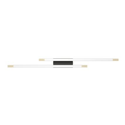 Eglo - Dimbare LED plafondlamp 2xLED/10W/230V 3000K zwart/beige