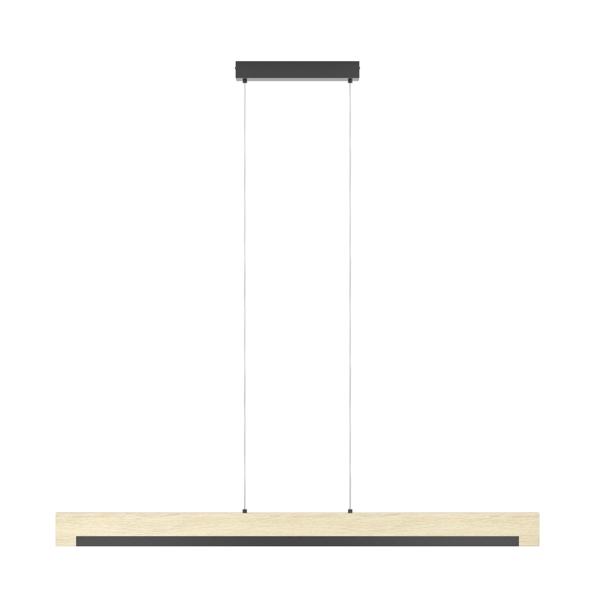 Eglo - Dimbare LED hanglamp aan een koord LED/25,5W/230V 3000K zwart/beige
