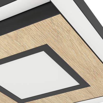 Eglo - Dimbare LED Plafondlamp 2xLED/17W/230V +1xLED/4,2W 2700-6500K + afstandsbediening