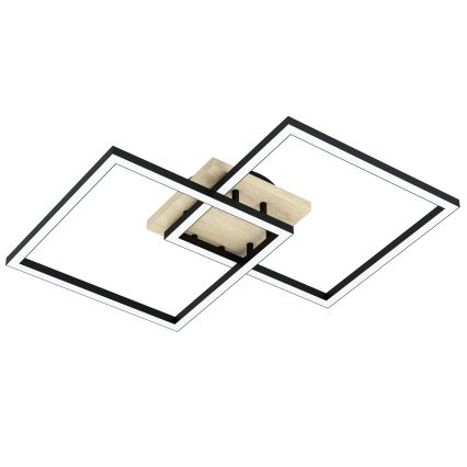 Eglo - Dimbare LED bevestigde hanglamp 4xLED/32W/230V 2700-6500K bruin/zwart