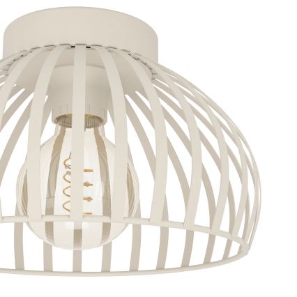 Eglo - Plafondlamp 1xE27/40W/230V diameter 28 cm crème