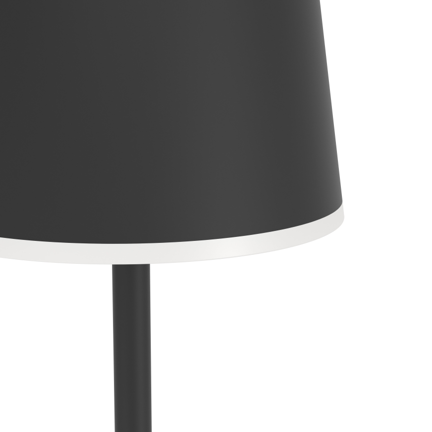 Eglo - LED Dimbaar buitenshuis oplaadbaar Staande lamp LED/4,3W/5V 2400/3000/4000K IP54 zwart