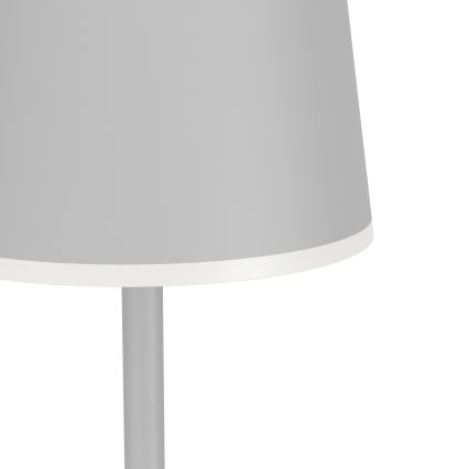 Eglo - LED Dimbaar buitenshuis oplaadbaar Staande lamp LED/4,3W/5V 2400/3000/4000K IP54 grijs