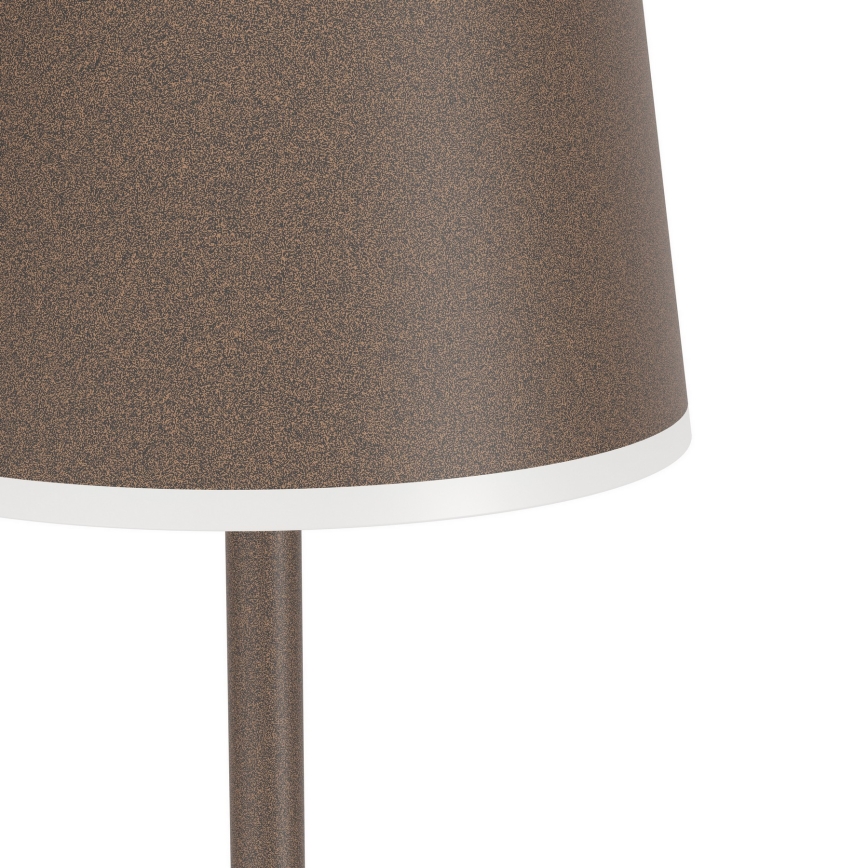 Eglo - LED Dimbaar buitenshuis oplaadbaar Staande lamp LED/4,3W/230V 2400/3000/4000K IP54 bruin